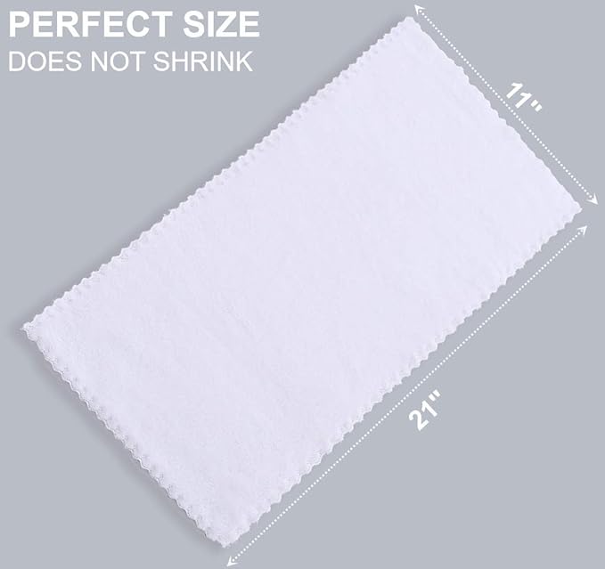 8 Pack Large Burp Cloths for Baby - Image 3