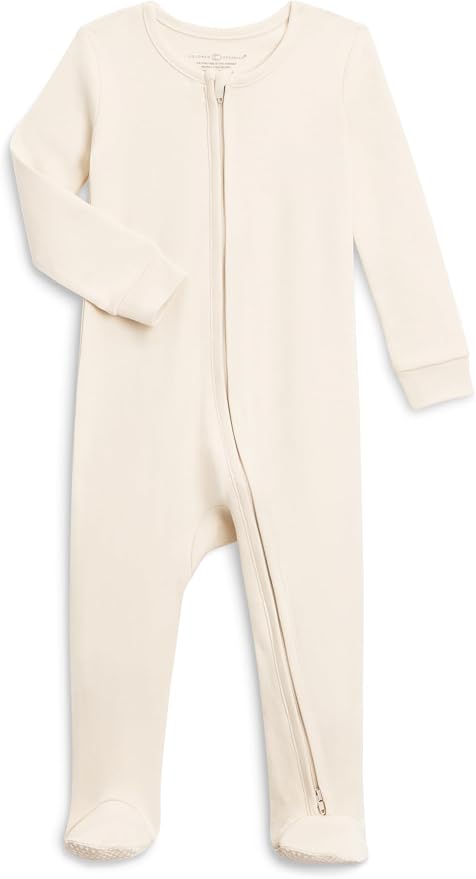 Colored Organics Baby Zip-Up Footed Sleeper by ColoredOrganics