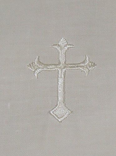 Integrity Designs White Linen Baptism/Christening Cloth - Image 3