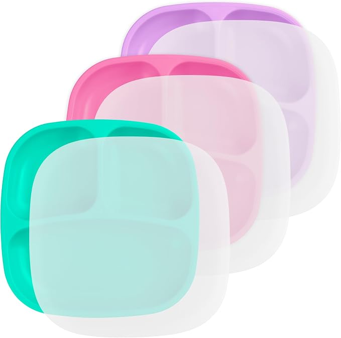 Re-Play Toddler Plates with Dividers by Re-Play