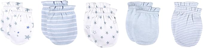 5 Pairs Baby Not Scratch Mittens 0-6 Months New Born Boy Girl Gloves Cute - Image 2