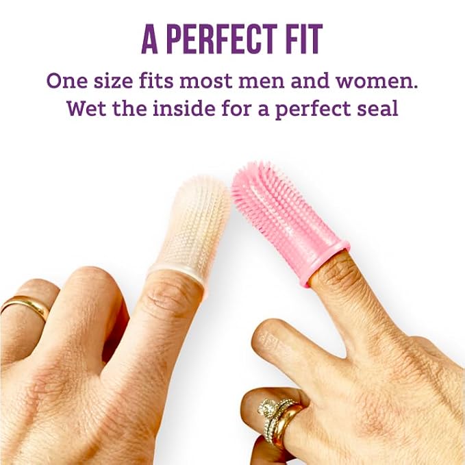 Baby Toothbrush, 360 Degree Bristle Silicone Finger Toothbrush 6 to 12 Months - Image 4