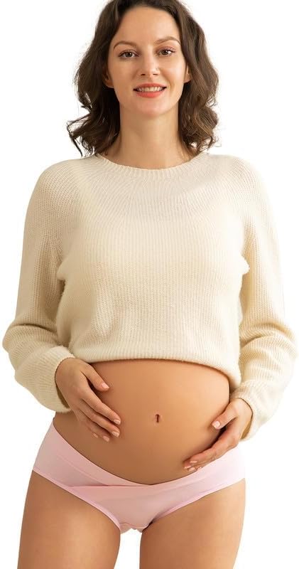 Angelhood 6 Pack Womens Cotton Maternity Underwear, Healthy Maternity Pregnancy - Image 2