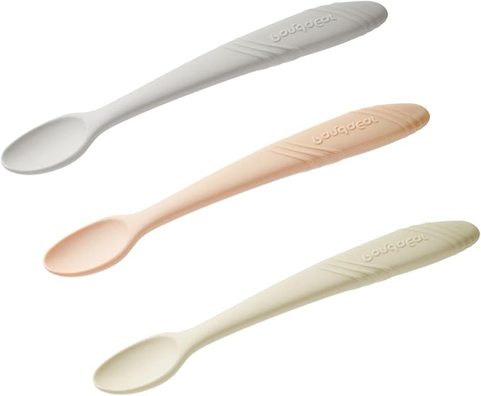 PandaEar 5 Pack Silicone Baby Spoons Self Feeding 4 6 Months, Baby Food Feeding - Image 6