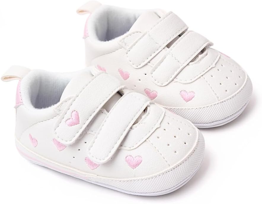 LONSOEN Baby Girls Boys Loafers Prewalker Dress Crib Shoes - Image 3