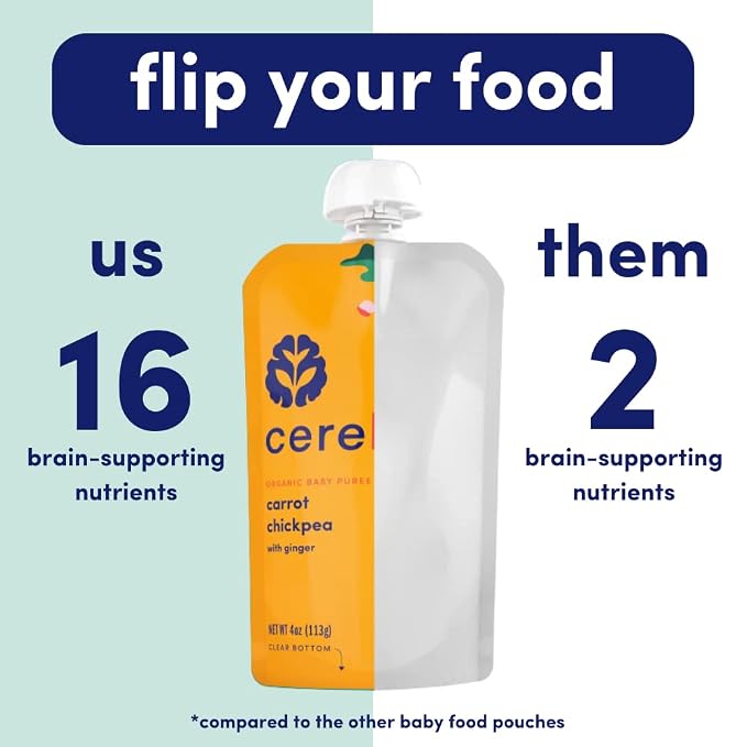 Cerebelly Baby Food Pouches, Veggie Purees - Image 9