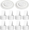 PumpMom-us Breast Pump Parts, 8 Duckbill Valves and 2 Silicone Membrane by PUMPMOM