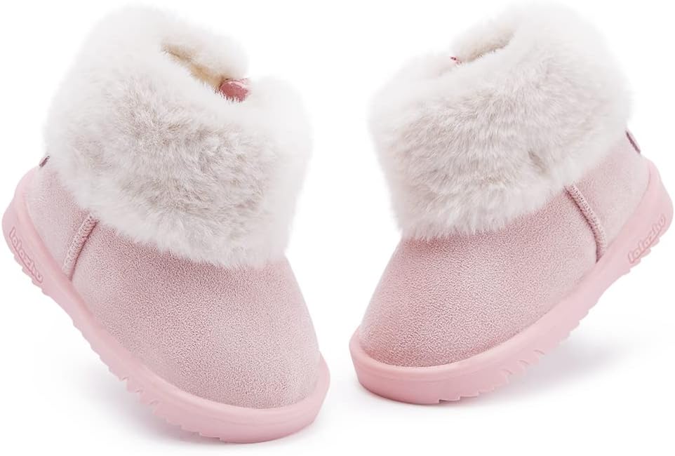 BMCiTYBM Girls Boys Snow Boots Warm Winter Fur Lined Baby Shoes - Image 2
