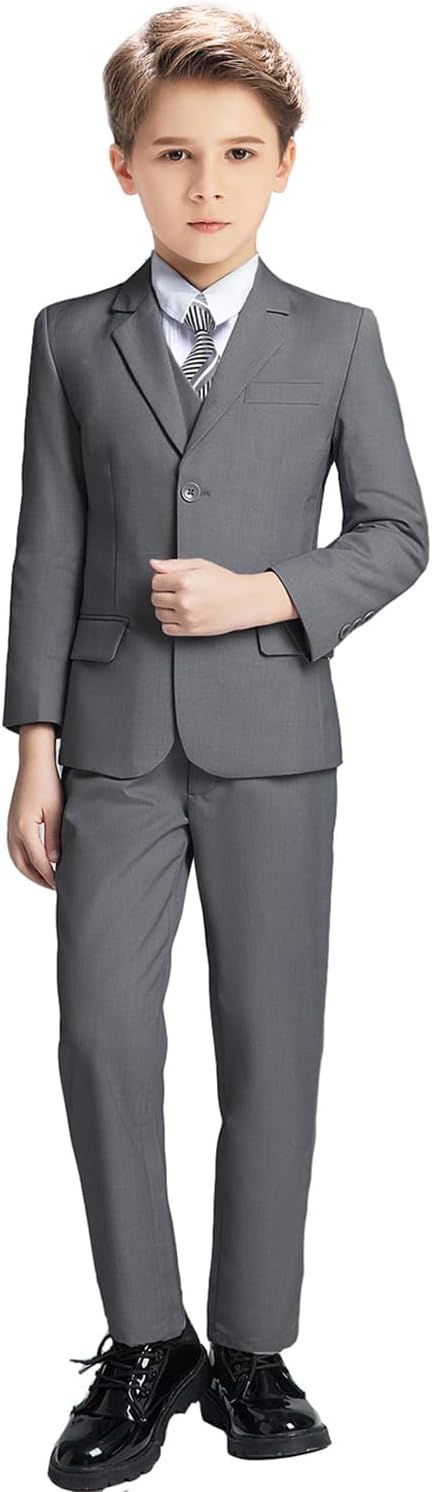 Boys Suit for Kids Tuxedo Suits for Wedding Formal Suit Set Toddler Boy Dress - Image 2