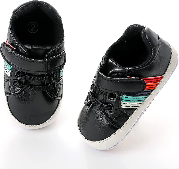 Clowora Baby Boys Girls Shoes Non-Slip Rubber Sole Sneakers Infant First - Image 5