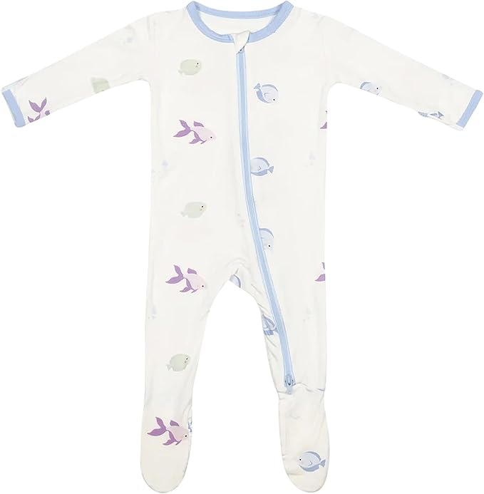 Bamboo Little Soft Baby Footie Pajamas, Baby Clothes, Newborn Sleepers by BambooLittle