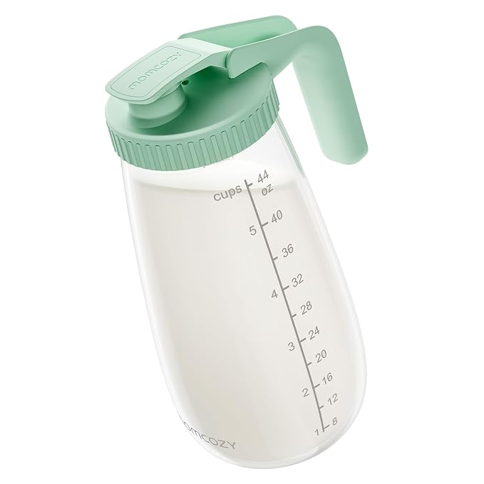 Momcozy Glass Breast Milk Pitcher, Formula Breastmilk Storage Container by Momcozy