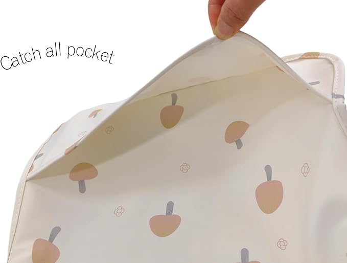 GZMM Waterproof Baby Bibs, Infant Toddler Long Sleeve Feeding Bib - Image 4