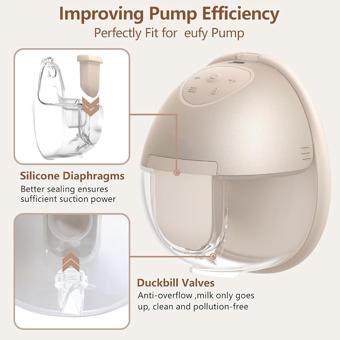 12pcs Breast Pump Parts, Replace - Image 3