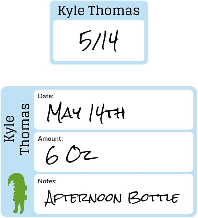 Name Bubbles - Reusable Baby Bottle Labels by NameBubbles