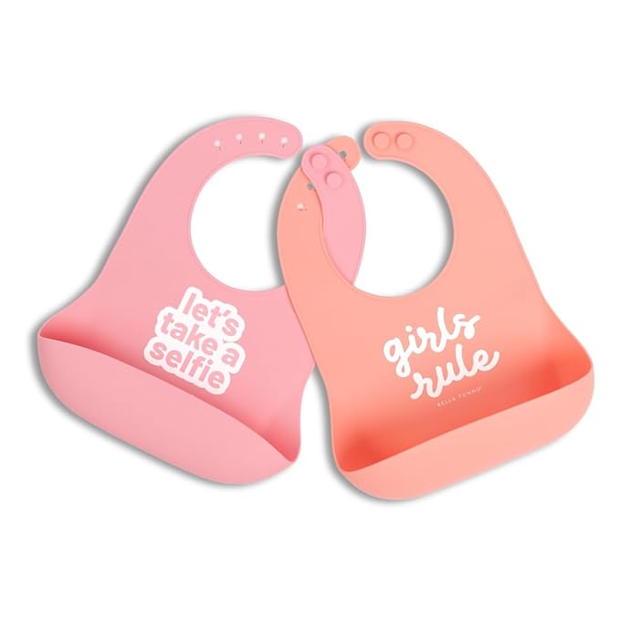 Bella Tunno Baby Bib for Eating, Waterproof Silicone Bib by BellaTunno