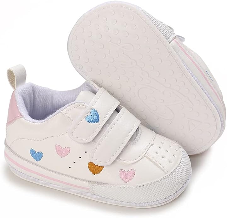Clowora Baby Boys Girls Shoes Non-Slip Rubber Sole Sneakers Infant First by Clowora