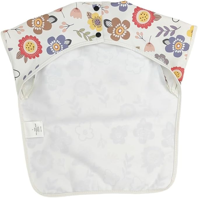 GZMM Waterproof Baby Bibs, Infant Toddler Extra Cover Feeding Bib - Image 2