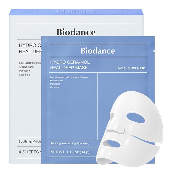 BIODANCE Hydro Cera-nol Real Deep Mask, Overnight Hydrogel Mask, Hydrating by BIODANCE