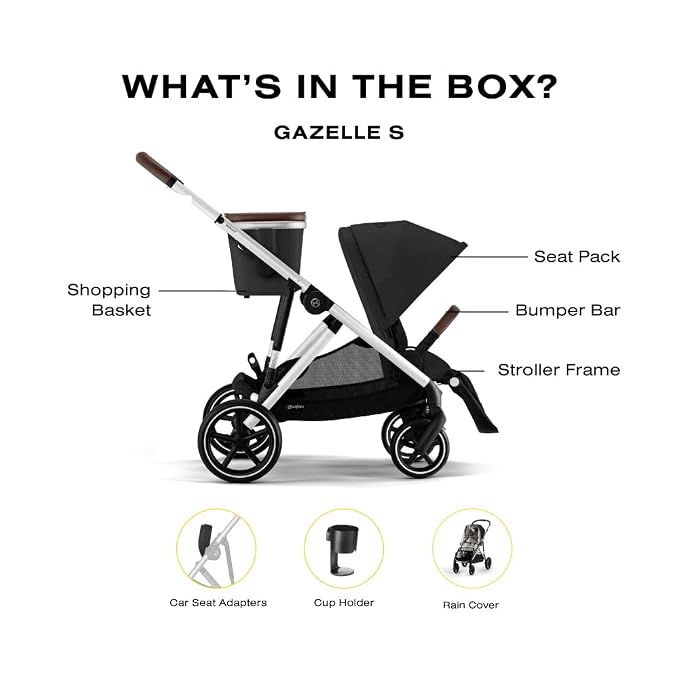 Cybex Gazelle S All-in-One Toddler and Baby Stroller - Image 4