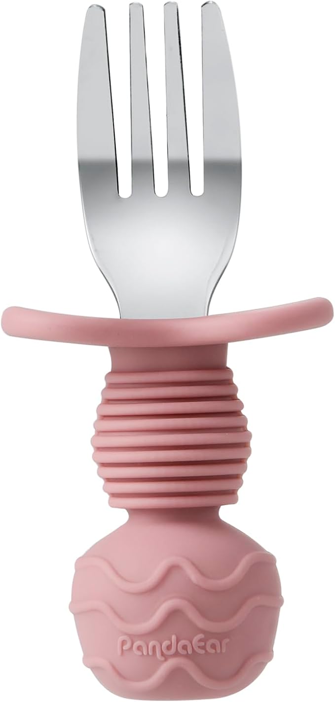 PandaEar 6 Pack Stainless Steel Toddler Spoons and Fork Feeding Set - Image 7