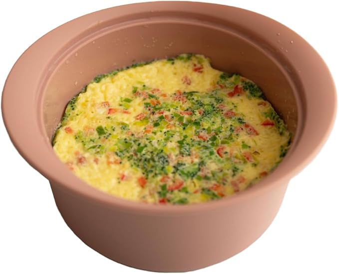 Microwave Silicone Steamer for Baby Food, Made In Korea, Oven & Dishwasher Safe by AGUARD