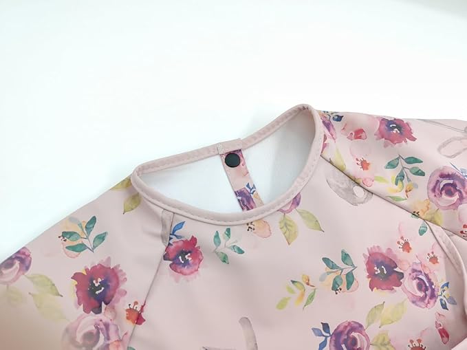 GZMM Waterproof Baby Bibs, Infant Toddler Extra Cover Feeding Bib - Image 3