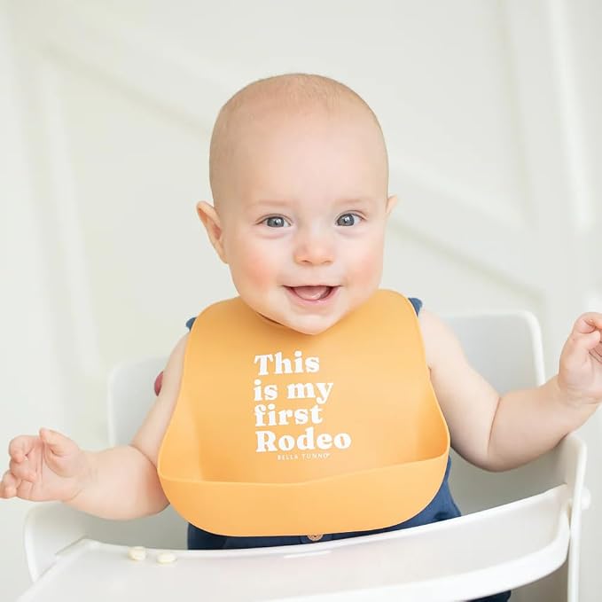 Bella Tunno Baby Bib for Eating, Waterproof Silicone Bib - Image 2