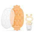 Haakaa Baby Fruit Food Feeder & Silicone Freezer Nibble Tray Combo by haakaa
