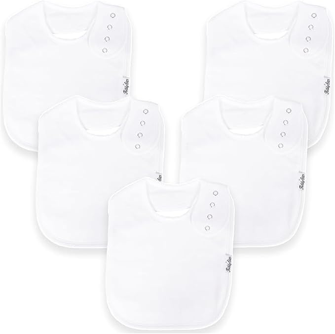 Organic Cotton Baby Bibs for Boys & Girls – Soft, Absorbent Teething & Drool by KiddyStar%C2%AE