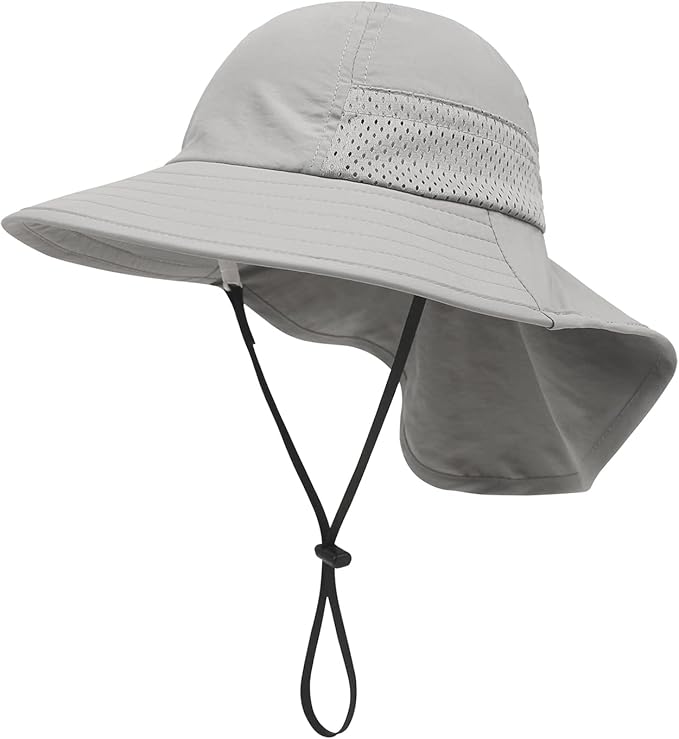 XIAOHAWANG Girls Sun Hat Baby Beach Hats Boys UPF 50+ Kids Summer Protection by XIAOHAWANG