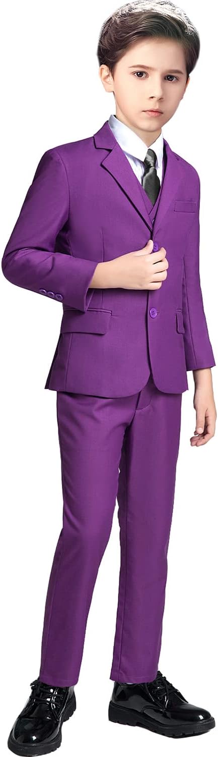 Boys Suit for Kids Tuxedo Suits for Wedding Formal Suit Set Toddler Boy Dress - Image 2