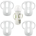 4 Pack Silicone Sleeves for Avent Natural Glass Baby Bottles, Silicone and by Unknown