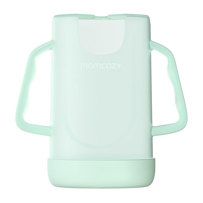 Momcozy Baby Pouch Holder No Squeeze, Baby Food & Juice Box Holder, Easy Grip by Momcozy