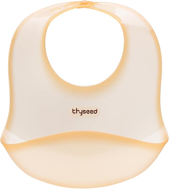thyseed Ultra Thin & Light Waterproof Silicone Bibs by thyseed