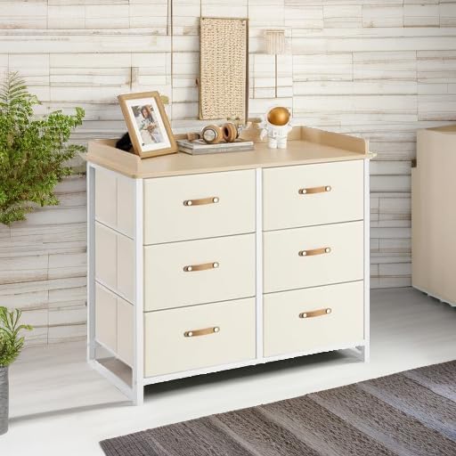 SONGMICS Kids Dresser with 6 Drawers, Boys Girls Dresser, with Water-Resistant - Image 6