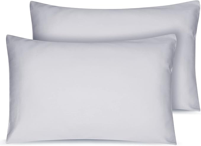Organic Cotton Toddler Pillowcase 2 Pack, 14 x 20 Travel Pillow Case Cover by LULUSILK