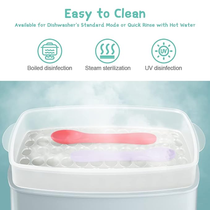 Vicloon Silicone Baby Feeding Spoons, Baby Led Weaning Feeding Supplies - Image 5