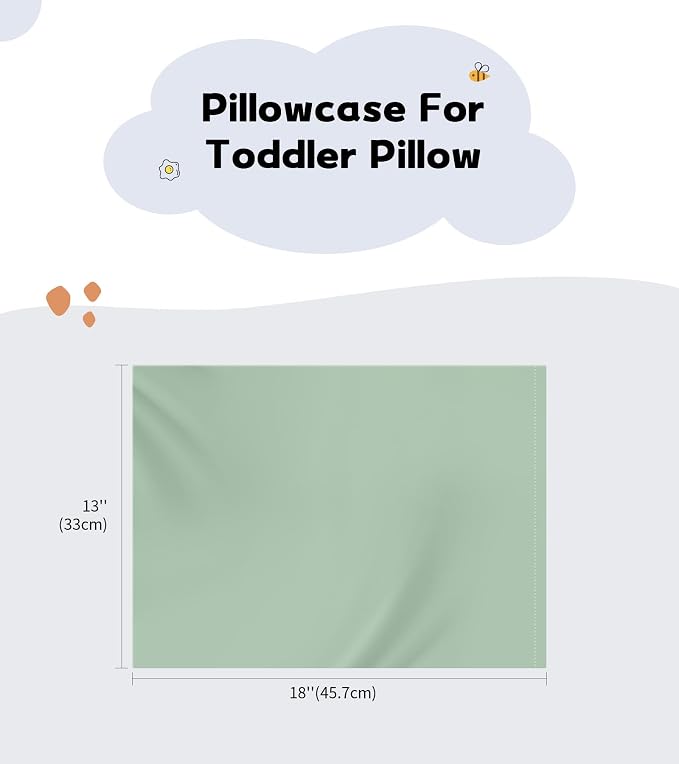 Deep Dream Toddler Pillowcases for 13x18 Pillow 2 Pack, 100% Cotton Travel - Image 2