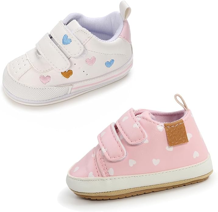 Clowora Baby Boys Girls Shoes Non-Slip Rubber Sole Sneakers Infant First - Image 6