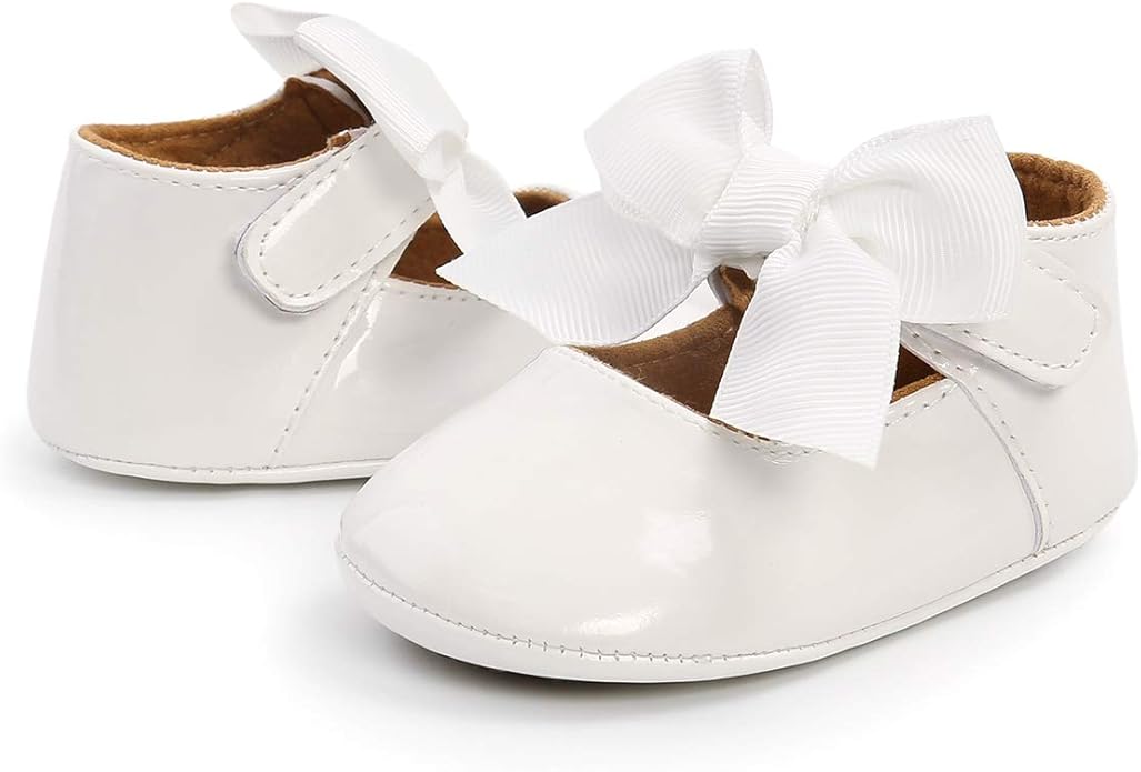 COSANKIM Baby Girls Mary Jane Flats Shoes Anti-Slip Rubber Sole Infant Toddler - Image 4
