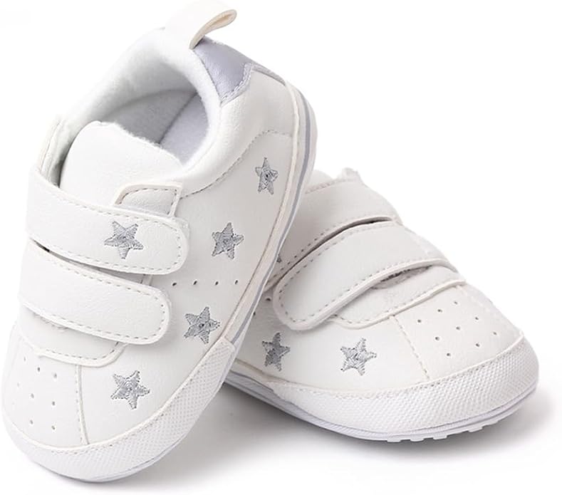 Clowora Baby Boys Girls Shoes Non-Slip Rubber Sole Sneakers Infant First - Image 4
