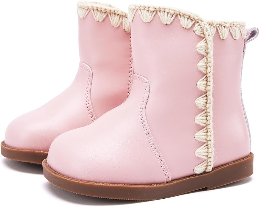 BMCiTYBM Baby Boys Girls Boots Infant Shoes First Walking Booties by BMCiTYBM