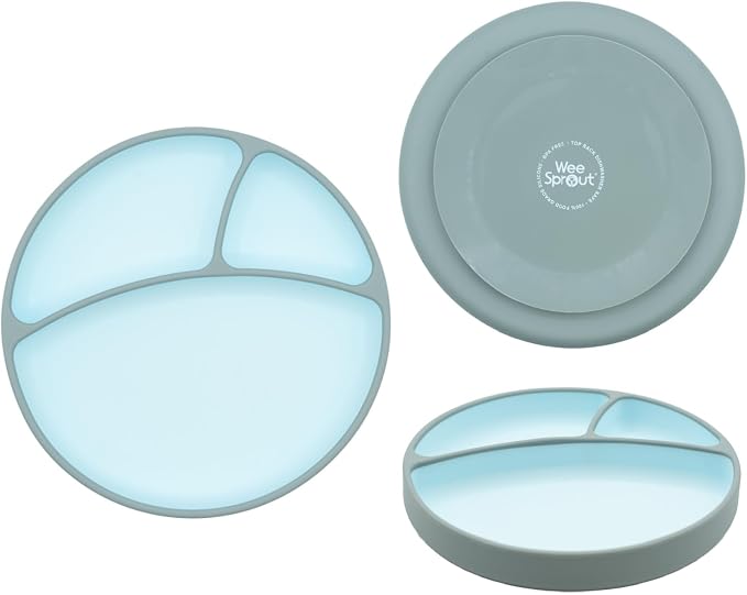 WeeSprout Silicone Suction Plate by WeeSprout