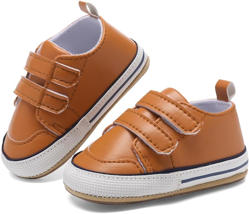 Clowora Baby Boys Girls Shoes Non-Slip Rubber Sole Sneakers Infant First - Image 4