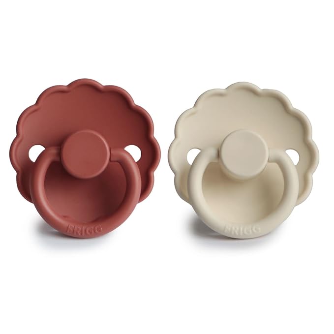 FRIGG Daisy SilkySoft Silicone Baby Pacifier | Made in Denmark | BPA-Free - Image 2