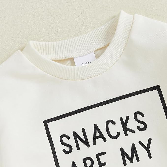 Toddler Baby Boy Fall Winter Outfit Long Sleeve Letter Print Sweatshirts and - Image 4