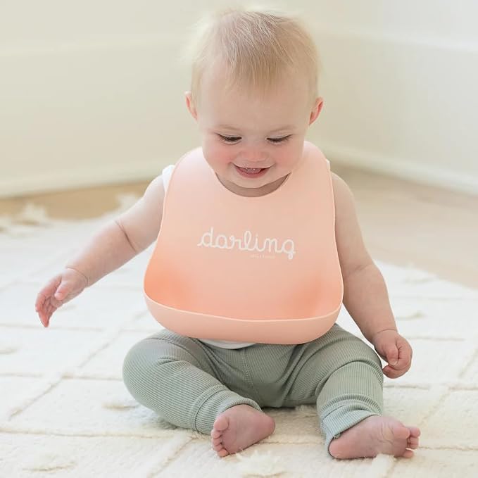 Baby Bib for Eating by Bella Tunno, Waterproof Silicone Bib - Image 2