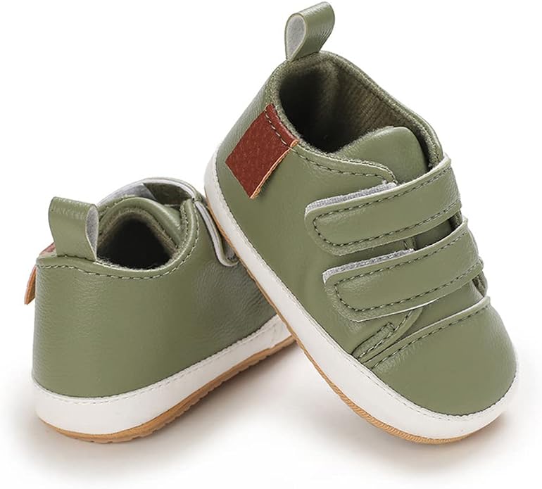 Clowora Baby Boys Girls Shoes Non-Slip Rubber Sole Sneakers Infant First - Image 5