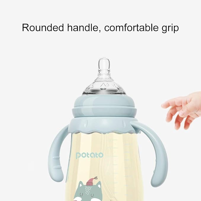 POTATO Baby Bottles PPSU Baby Feeding Bottle 10 oz Anti-Colic Bottles - Image 5